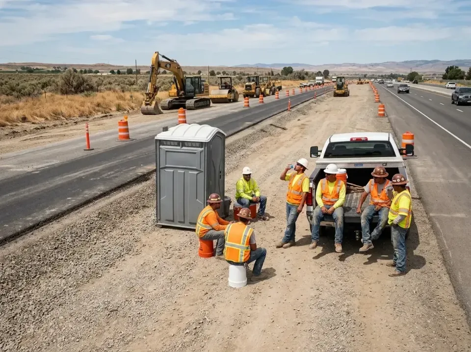 highway-road-construction-crew-007 — frequently asked questions, Porta Potty and Restroom Rentals in Camden, DE